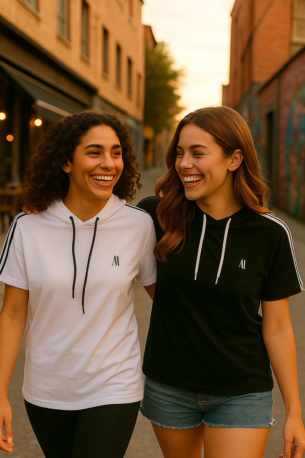 - NUEVA STREETFIT -  Camiseta Premium con capucha
